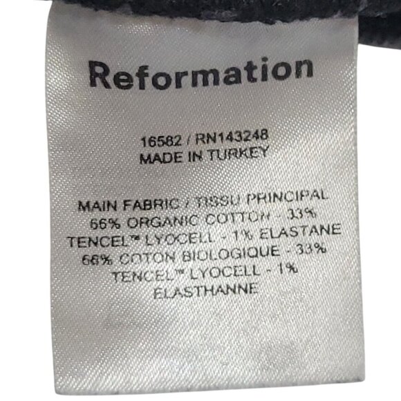 Reformation Jeans 26×28 Black Wash Straight Leg - Picture 4 of 16